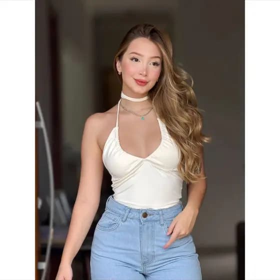 Cropped Feminino Suplex Poliamida – Top Casual Estiloso Verão