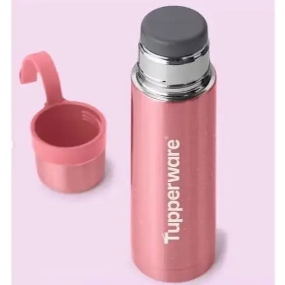 Tupperware garrafa térmica rosa 500ml