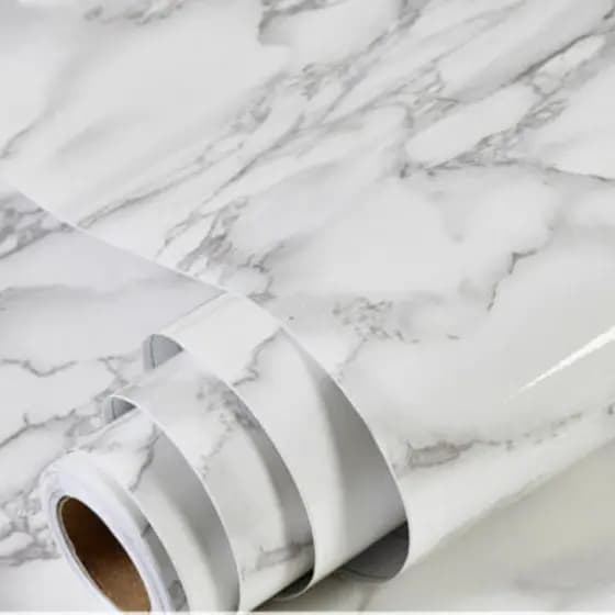 Papel de Parede Adesivo 5m Cinza Estampa Tela Lavável Papel de Parede Adesivo PVC Estampa Cinza