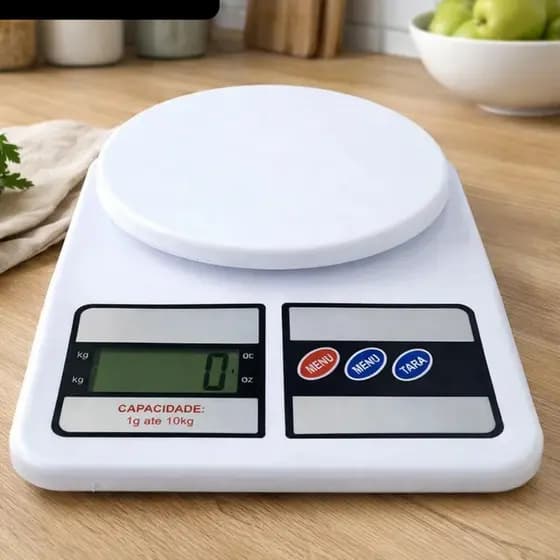 Balança Digital 10kg Cozinha Dieta Fitness SF-400 Mini Balança de Precisão Premium
