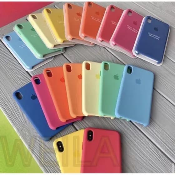 Capa Capinha Case Para iPhone XS IPHONE XR 6.1" XSMAX - Silicone e Interior Aveludado Super Premium