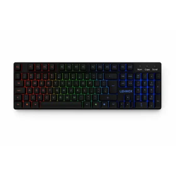Teclado Computador Gamer Led Rgb Abnt2 Usb Pc Ps4 Xbox Cor De Teclado Preto Idioma Português