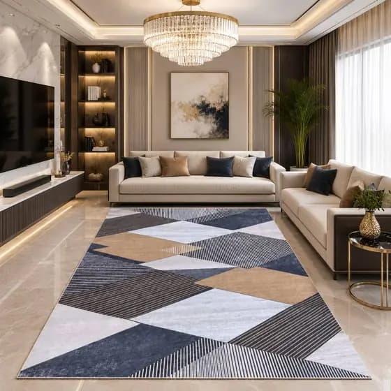 Tapete Grande 2,00x2,40 Sala Quarto Luxo Macio Moderno