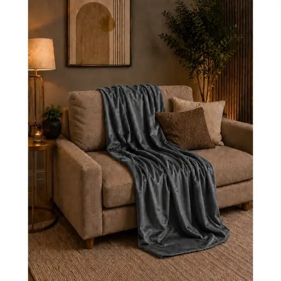 Mantinha De Sofa e Poltronas 2m x 1,40m Aveludado Suede Premium - Oferta