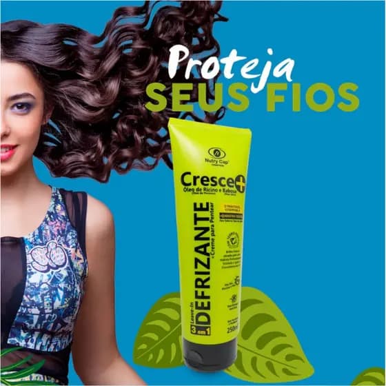 Defrizante Cresce+ 3em1 250ml da Nutry Cap