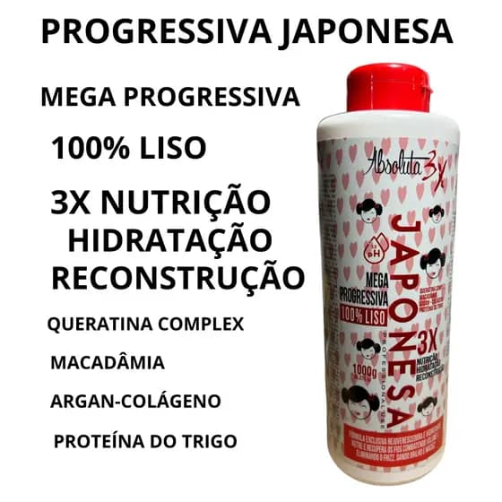 Escova Progressiva Japonesa 1L Liso Extremo