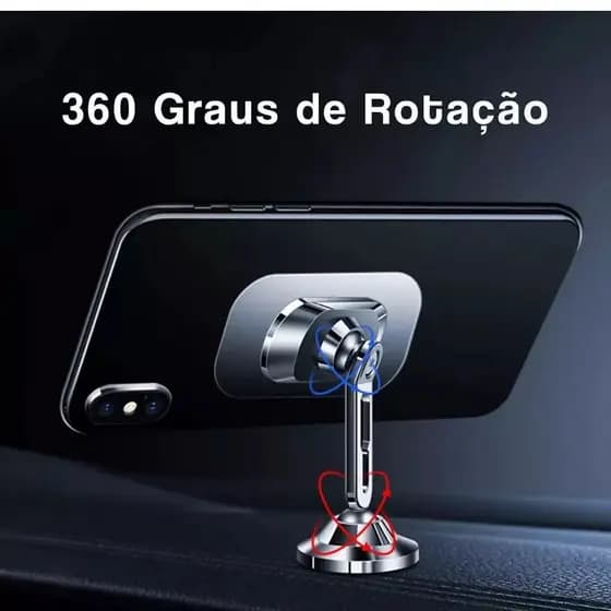 Suporte Magnético Celular Para Painel do Carro Ajustável