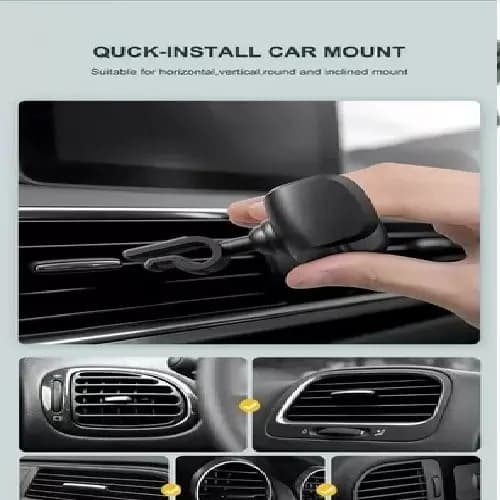 Suporte Veicular Universal para Celular Saída Ar-condicionado