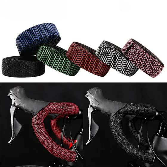 Cinto para guidão de bicicleta, cinto de embrulho para guidão de Mountain Bike, absorção de choque, absorção de suor