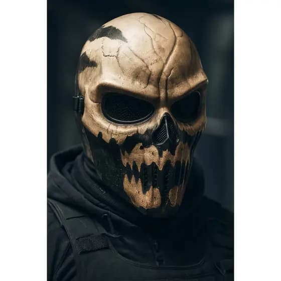 Máscara Caveira Justiceiro