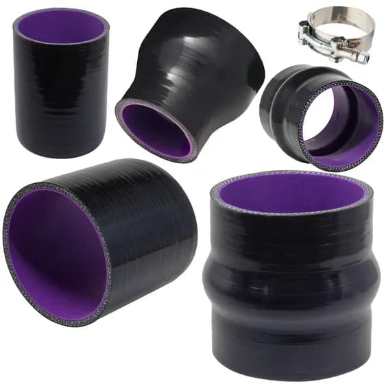 Mangote Pressurização Silicone Reto Com Hump 3" 2,5" 2" polegagas Redutor