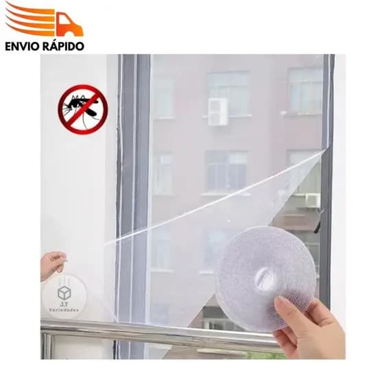 Tela de Proteção Mosqueteira 1,5m x 2m Para Janela em Poliéster Mosquiteira Inséto com Velcro