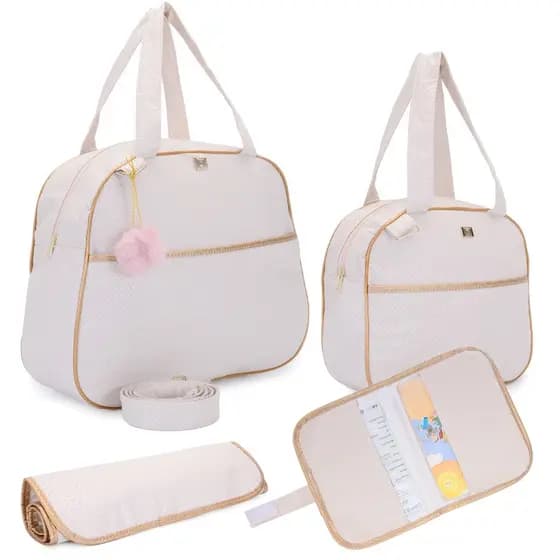 Bolsa Maternidade Saída Kit 4 Peças Higiênica Impermeável Multifuncional