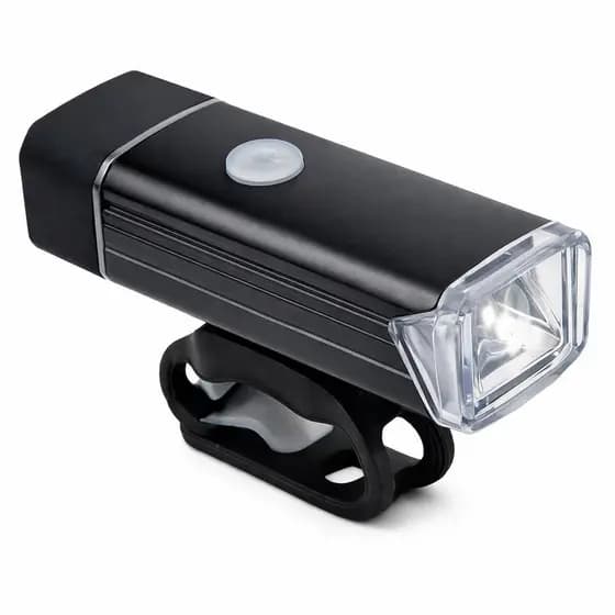 Farol Dianteiro para Bicicleta e Lanterna LED Recarregável USB Alumínio 4 Modos