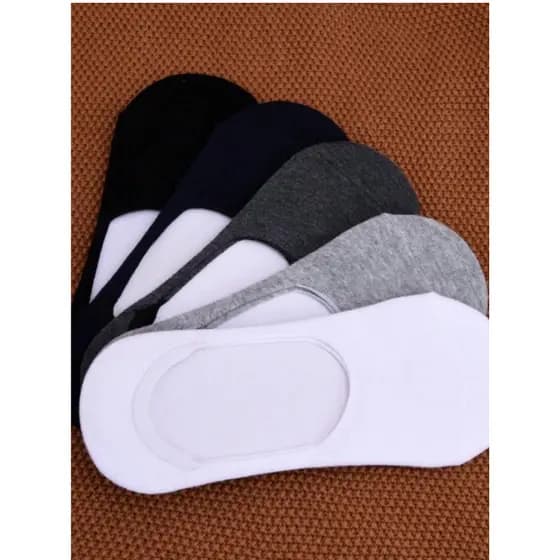 Kit 24 Pares de Meia Sapatilha Soquete Invisível com Silicone Masculino e Feminino Unissex