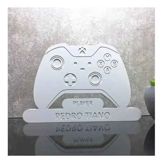 Controle Xbox Nome Player Personalizado Placa