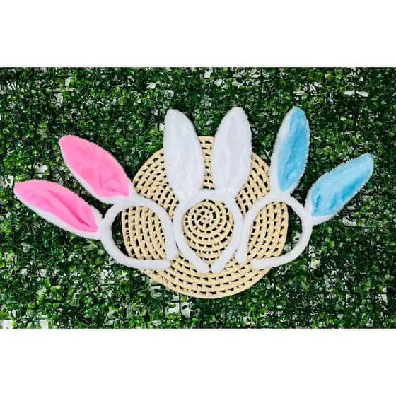 Fantasia Infantil Tiara de Coelhinho Pascoa