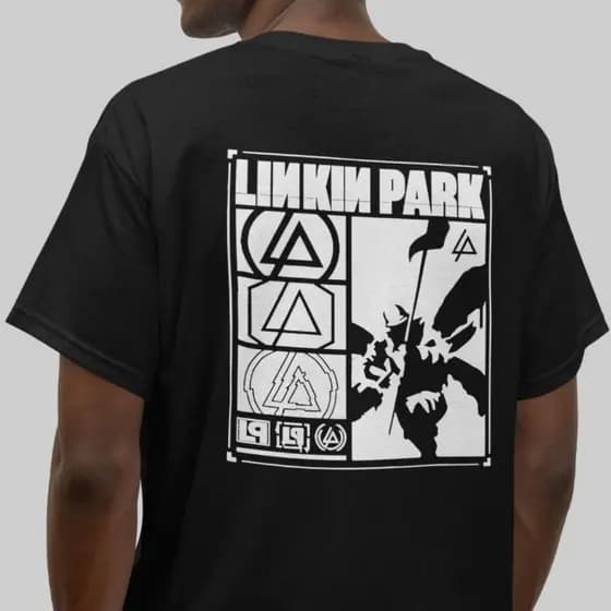 Camiseta Linkin Park Icones Famosos Artista Musica Banda Rock Celebridades - 100% Algodão 30.1