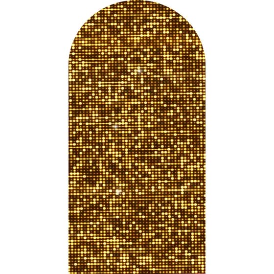 PAINEL DE FESTA BRILHO ROMANO VERTICAL NA MEDIDA DE 2,00M DE ALTURA X 1,00M DE LARGURA EM TECIDO SUBLIMADO