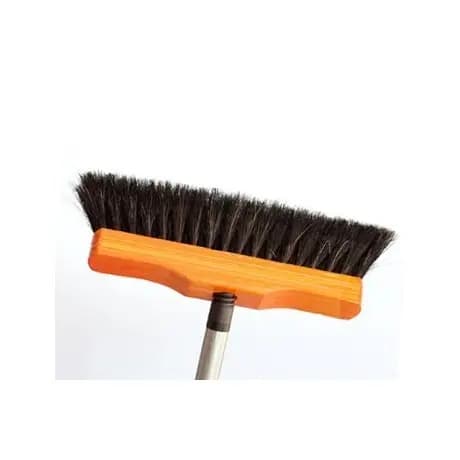 VASSOURA PELO NATURAL ANIMAL CRINA CAVALO 30CM COM OU SEM CABO REF.116