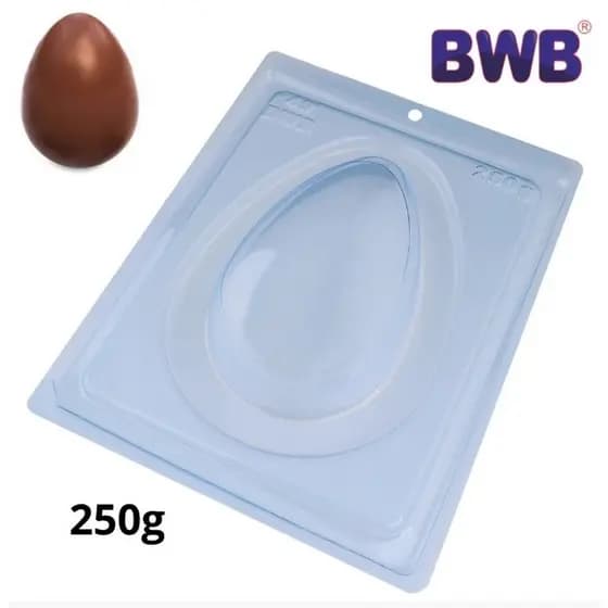 Formas para Ovo de Páscoa 3 peças BWB – 250g ou 500g