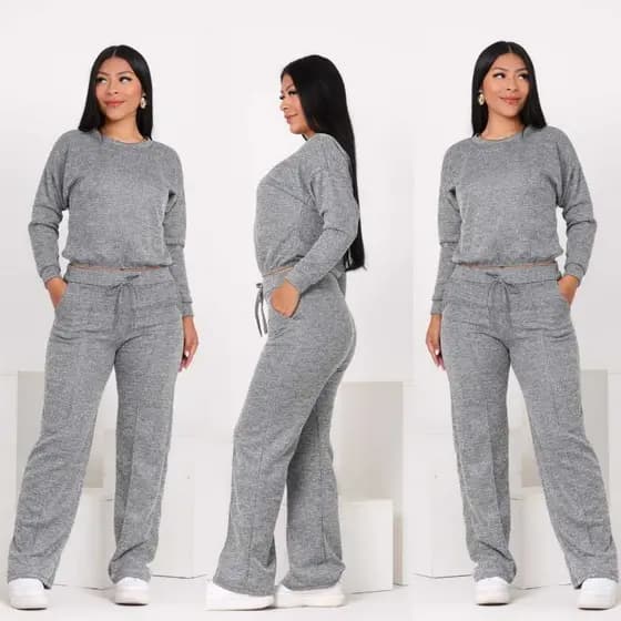 Conjunto Femenino Lanzinha Twid 2 Peças Blusa e Pantalona