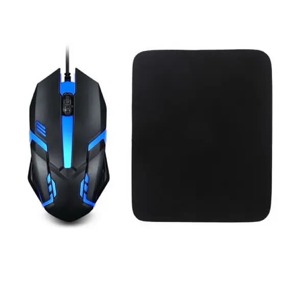 Mouse RGB com Mousepad Promoção