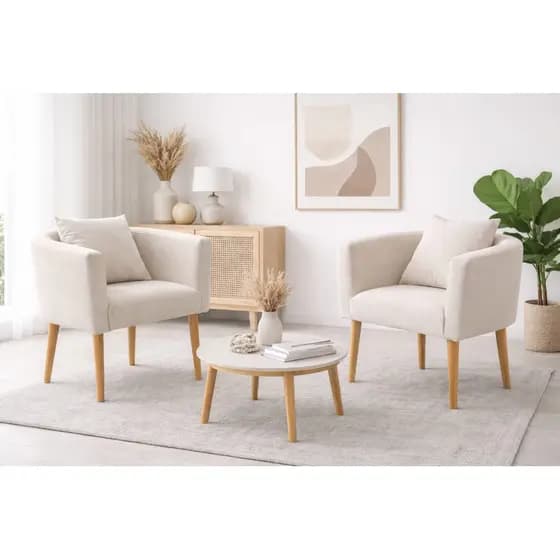 Kit com 2 Poltrona Siena Decorativa Luxo Sala Salão Recepção