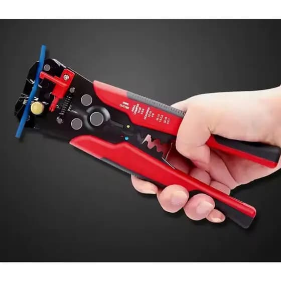Alicate Automático Decapador Crimpador Descacador De Fios Elétrico Automotivo Casa Construção 5 Em 1-Tong