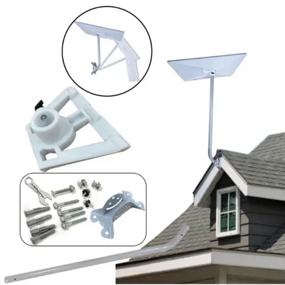 Suporte Longo Starlink Gen3 96cm Parede Telhados Vertical Horizontal