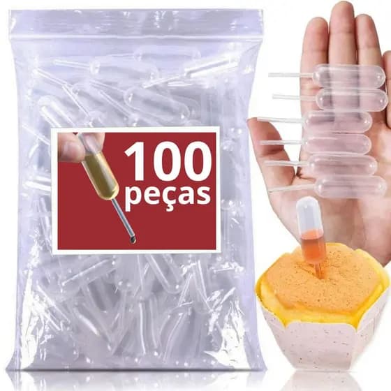 50~200 ampolas saborizante cilindro 1 ml para doces cilindrica doces brigadeiro cupcakes festa