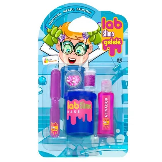 KIT FAZER SLIME GLITTER TINTA ATIVADOR ESPUMA BRINQUEDO INFANTIL GELELÉ AMOEBA PRESENTE NATALCRIANÇA