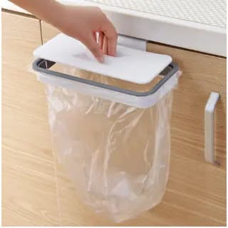 Lixeira De Cozinha Porta Armário Pia Suporte Para Saco Lixo com Tampa