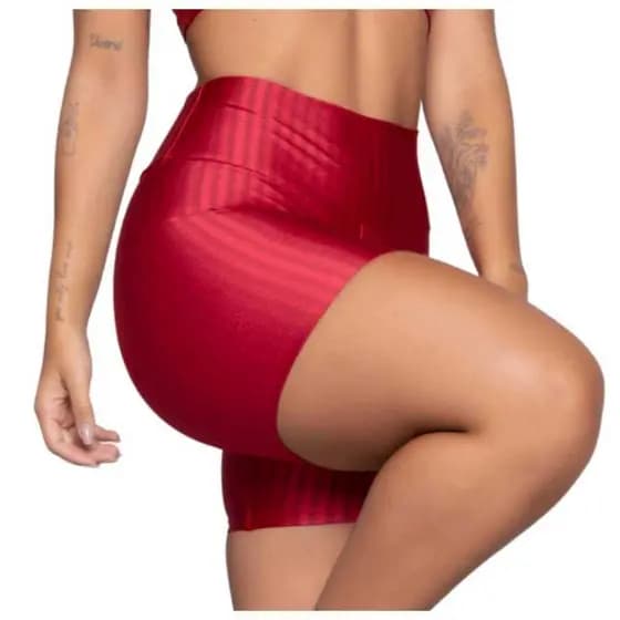 SHORT FEMININO SHORTINHO CIRRE 3D MEIA COXA