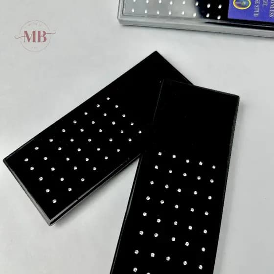 KIt 40 Piercing de Nariz Cristal Zirconia Ponto de Luz Lindo Reto/Dobrar Aço Cirurgico