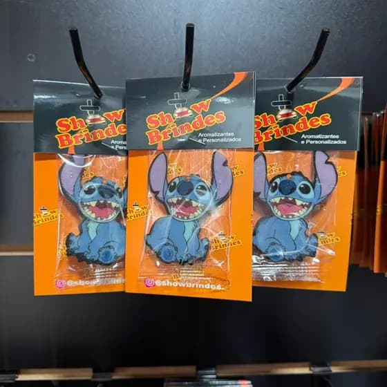 Cheirinho de carro do stitch / Show brindes aromatizantes