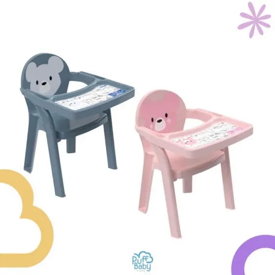 Poltrona com mesa infantil até 53kg cadeirinha plastico