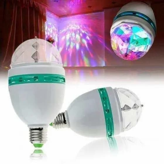 Lampada Bola Maluca Globo De Luz Giratoria Inovadora