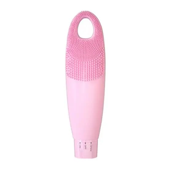 Escova Limpeza Facial Rosa: Massageador Anti-acne Esfoliante