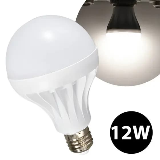 Lâmpada LED Bivolt E27 Branco Neutro 12W para Decoração