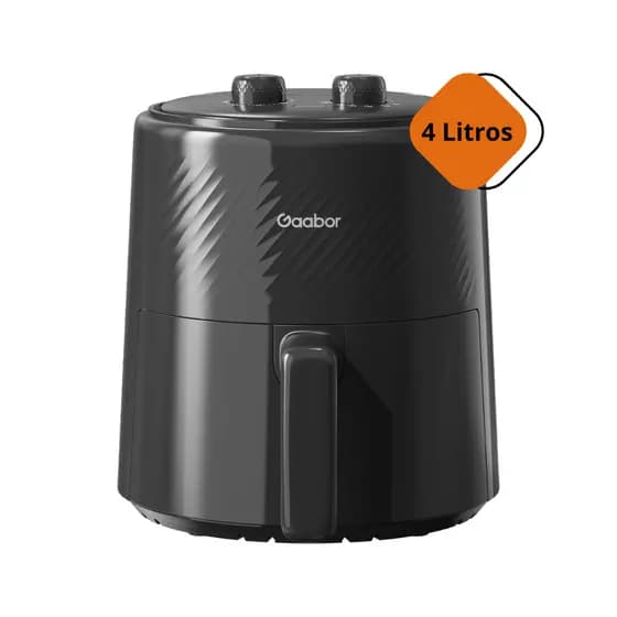 Fritadeira Elétrica Air Fryer Gaabor NEO AF-40M 1300W 4L Cyclone Air 360º Antiaderente Compacta e Elegante