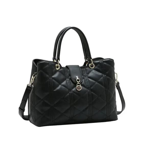 Bolsa Feminina Matelassê Elegance Preto