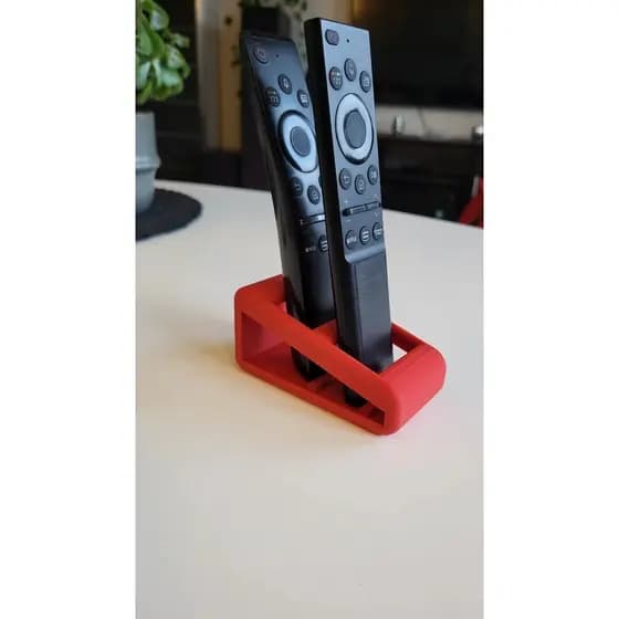 Porta Controle Remoto mini com 2 Divisórias Minimalista