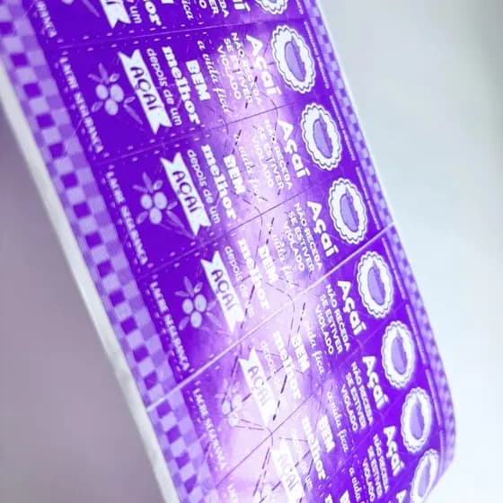 Lacre Delivery Para Açai 9x2cm 1.000un