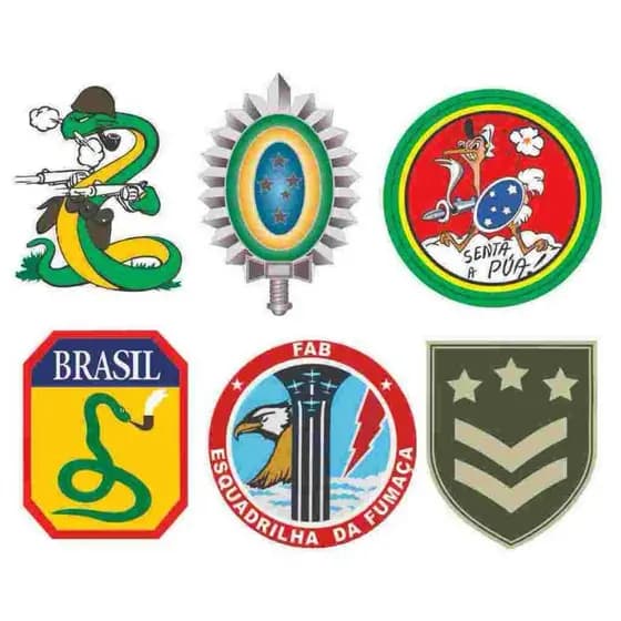 Adesivo Exercito Brasileiro Senta A Pua E A Cobra Vai Fumar
