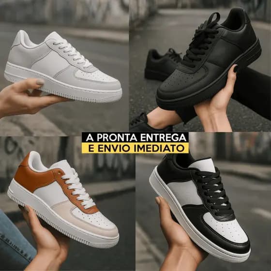 Tênis Feminino Casual Unissex 34 ao 43 Confortável Lançamento