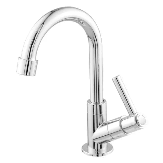 Torneira De Banheiro Para Lavabo Mesa 1/4 De Volta - Cromado C62