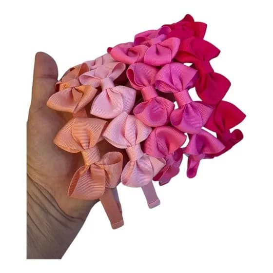 Tiara de Cabelo Infantil com Lacinhos Tiara Infantil Lacinhos Delicados Confortável e Linda