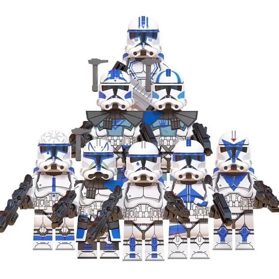 ARC Trooper Fives Echo Dogam Tup Jesse Rex Kix Hardcase Space Wars Super Hero Mini Blocos De Construção Figuras De Brinquedos De Presente