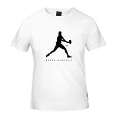 100 % Algodão Premium Camiseta De Manga Curta Solta Simples Deyoco Bola Impressão De Ação Em Torno Do Pescoço Camisetas